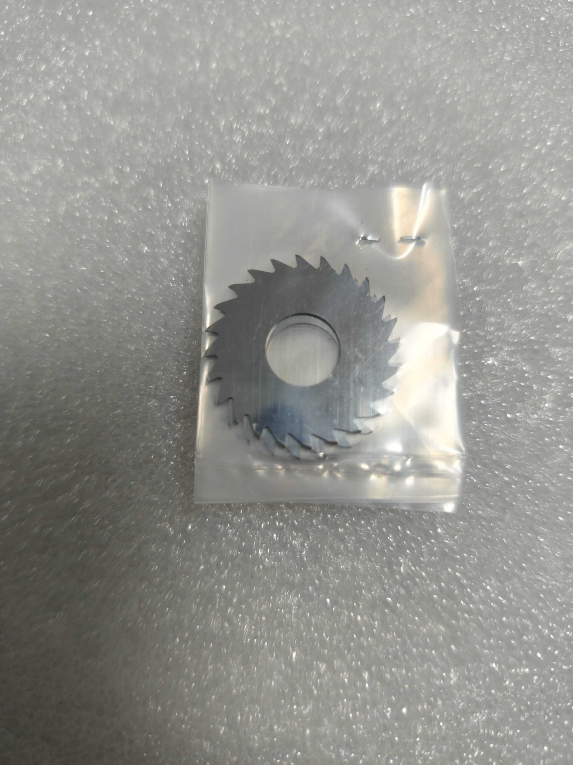 1 inch solid carbide full R slitting saw, 0.024 inch bore, 0.3750 inch thickness, 24T